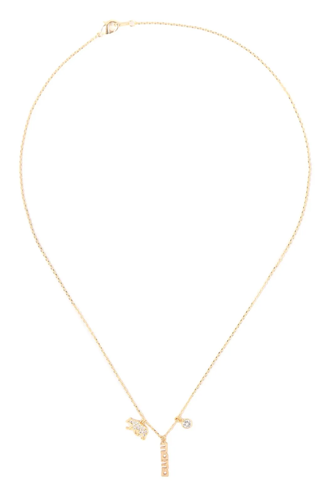 Hdnfn378 - Mama Bear Zirconia Necklace
