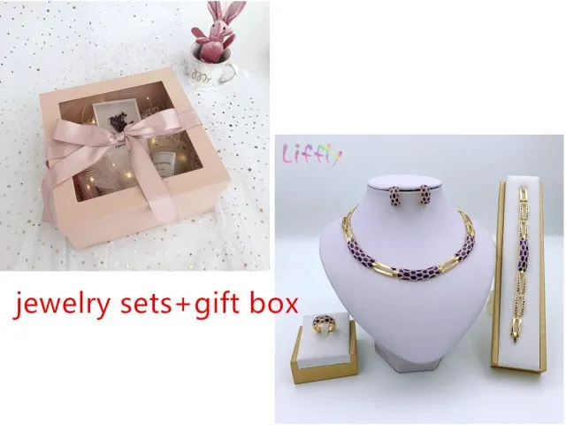 Luxury Bridal Gold Jewelry Sets