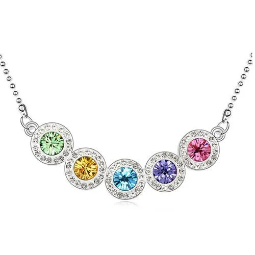 Round Heart Pendant Necklace