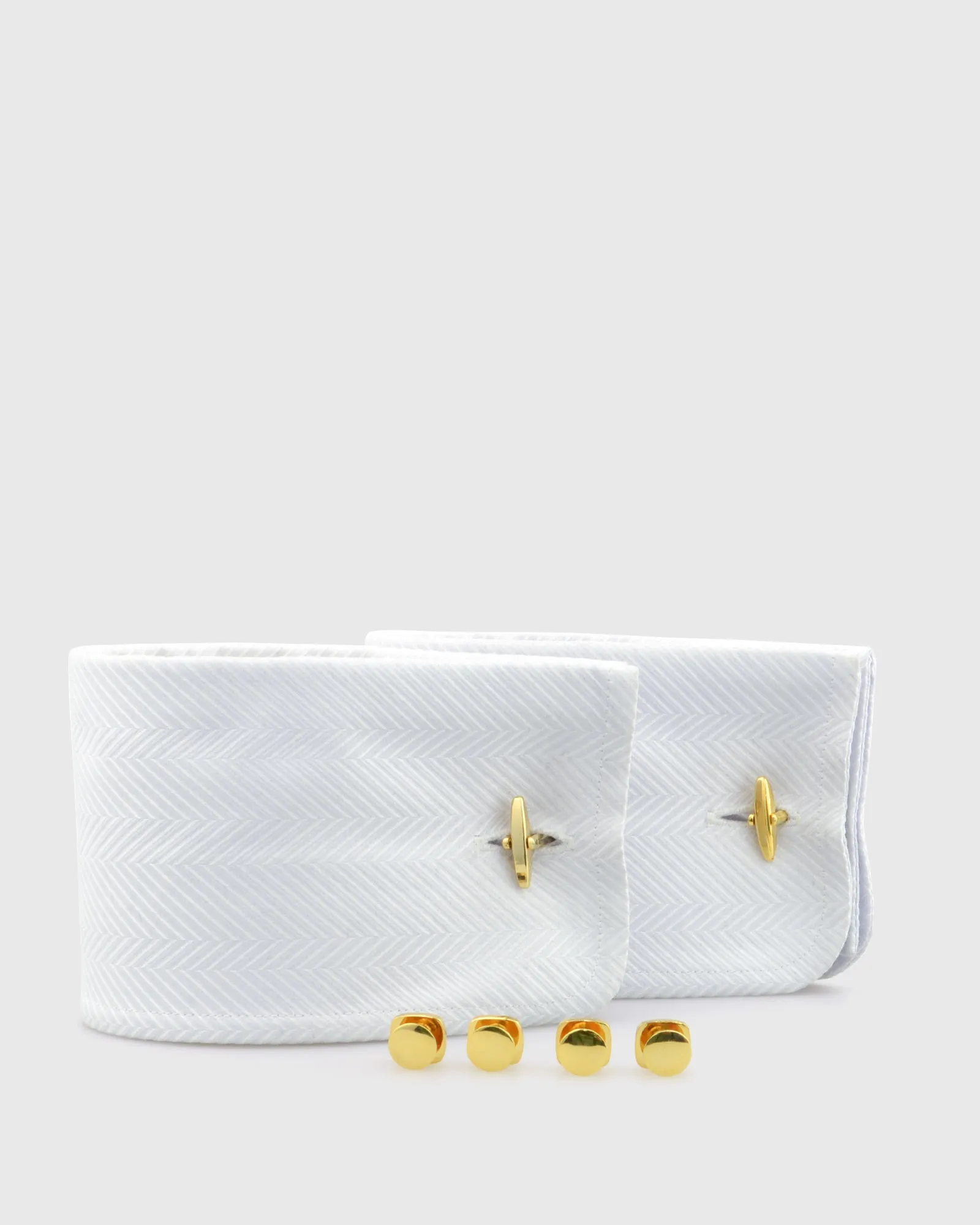 VINCENT & FRANKS VF41223G GOLD-P CUFFLINKS/STUD SET